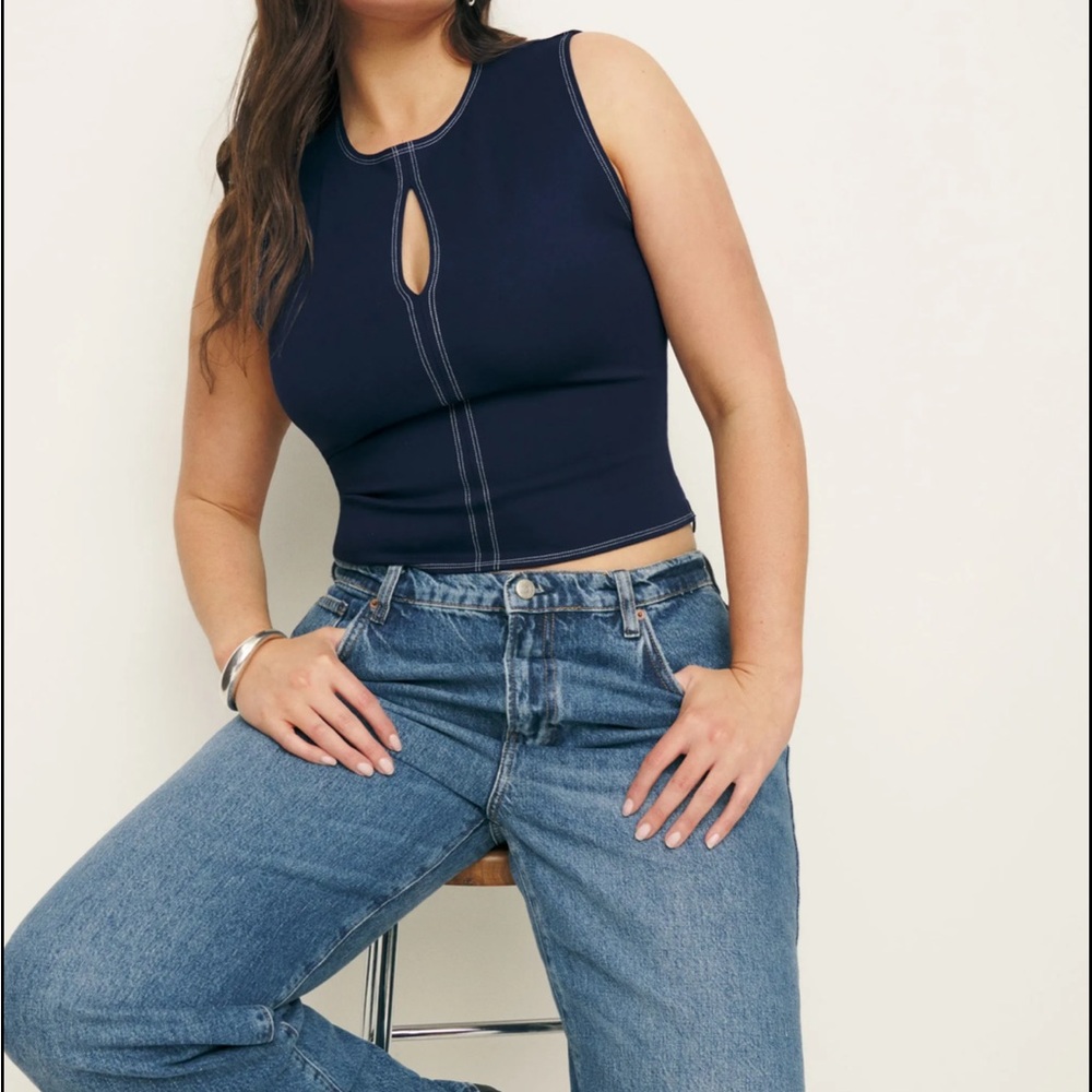 Reformation Carsyn Knit Top